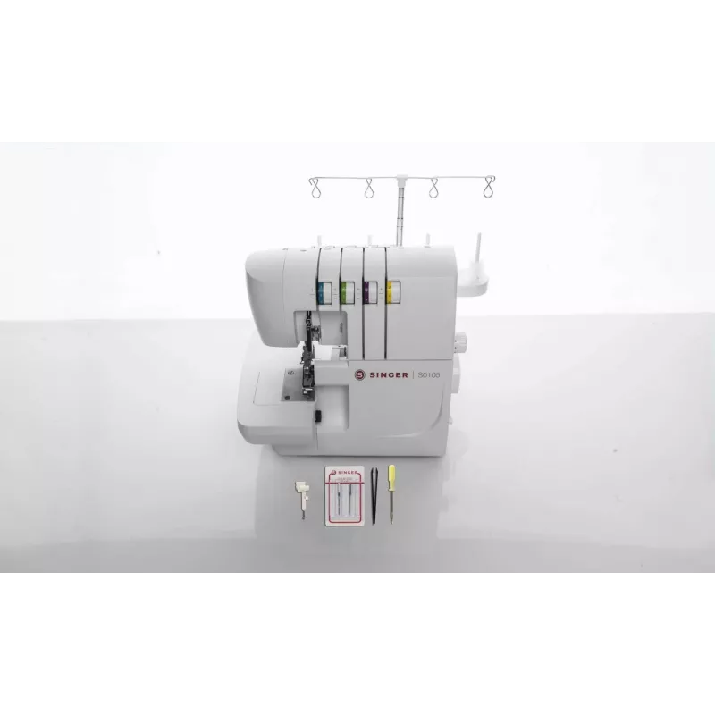 Overlock-õmblusmasin SINGER S0105 Electric Valge