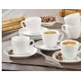 Esmeyer espressotasside komplekt 6 tk, mudel 433-214, portselanist demitasse tassid espresso jaoks
