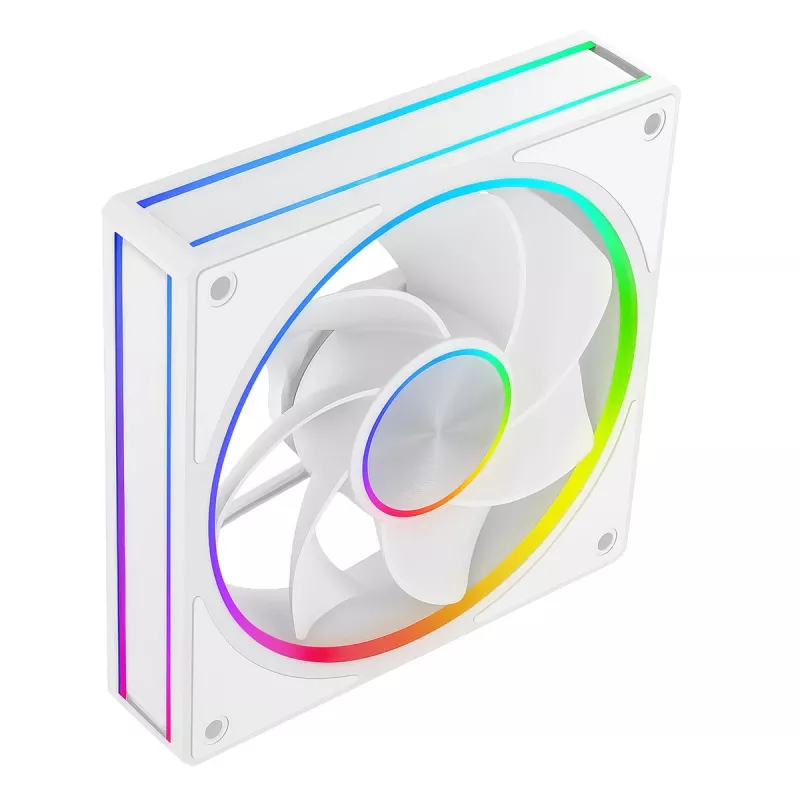 Korpuse ventilaator MODECOM VOLCANO LOOP 120 ARGB Reverse Fan Valge 120 mm, PWM, 400–1400 RPM