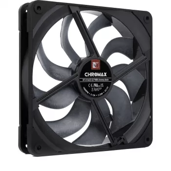 Noctua NF-A14x25 G2 PWM chromax.Must 140 mm korpuse ventilaator