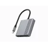 USB-C 3-in-1 multipordiadapter (USB-port + HDMI + USB-C video), tumehall<br>A-CM-COMBO3-05