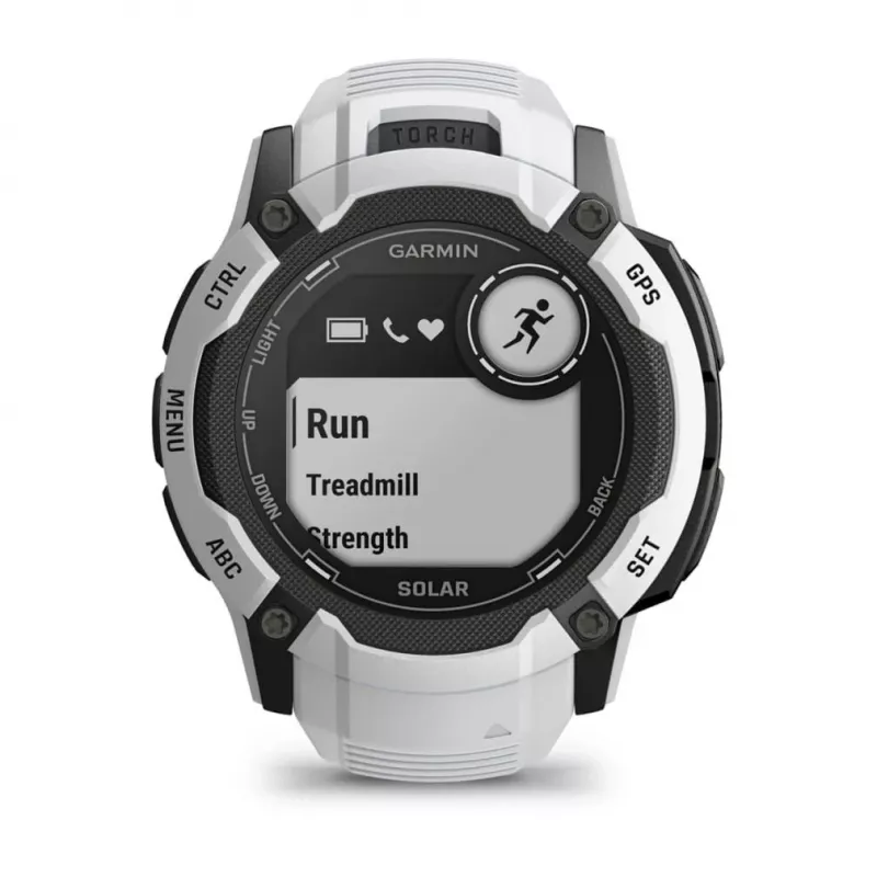 Garmin Instinct 2X Solar 2.79 cm (1.1) MIP 50 mm digitaalne 176 x 176 pikslit puuteekraan valge GPS (satelliit)