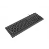 Juhtmega täissuuruses klaviatuur NATEC MORAY Kodu/Kontor USB QWERTY US International Must, 104 klahvi, numbriklahvistik