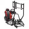 Racing cockpit huzaro Speed 6.0 reguleeritava istme, terasraami, 30°–90° nurga all, toetab kuni 120 kg, punane, 1080×1360×560 mm