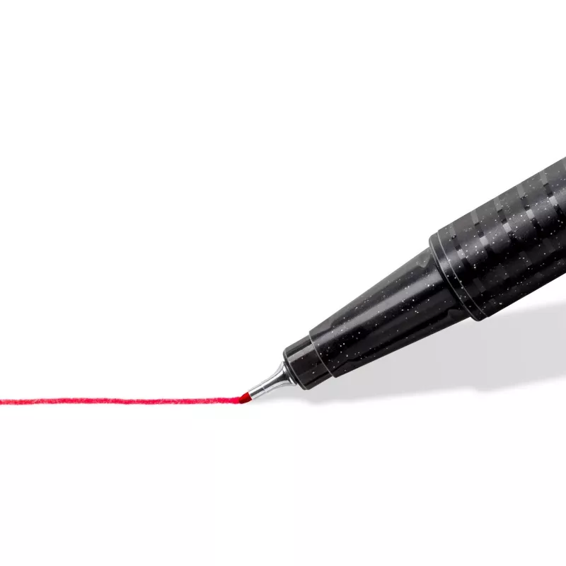 Viltpliiatsid Staedtler 334 C10, ülipeen 0,3 mm ots, 10 värvi (must, sinine, pruun, roheline, helesinine, heleroheline, oranž, roosa, punane, kollane)