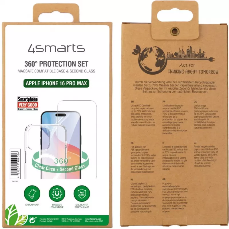 Tagakaitsja 4smarts iPhone 16 Pro Max
