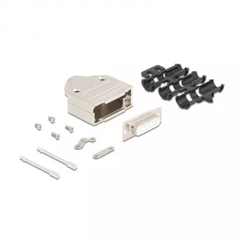 DeLOCK 67133 juhtmepistik D-Sub 15-pin hõbedane emane