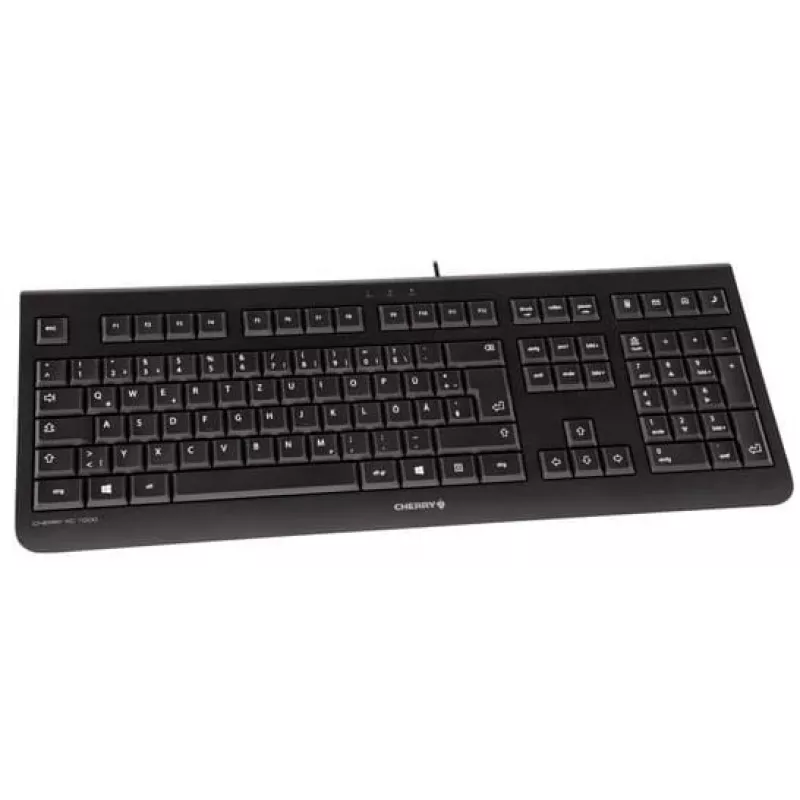 CHERRY KC 1000 klaviatuur Kodune USB Šveitsi must