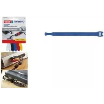 tesa kaabel Tie kaabel Manager small, värv 12 mm x 200 mm, eelvormitud, korduvkasutatav (55236-00000-0)