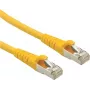 ROLINE - patch-kaabel - RJ-45 (M) - RJ-45 (M) - 1 m - SFTP - CAT 6a - kollane (21.15.2821)