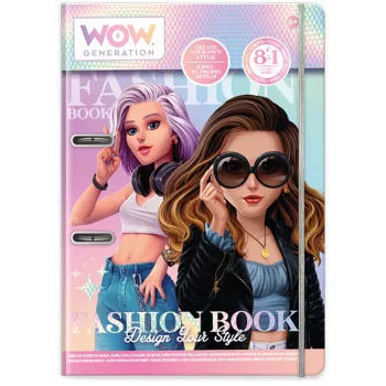 Creative set Kids Euroswan Fashion Book WoW Generation WOW00054 — meisterdamiskomplekt lastele