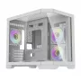 Darflash FT418 arvutikorpus + 6 aRGB ventilaatorit (valge)
