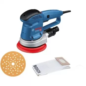 Bosch GEX 34-150 Professional juhuslik-taldlihvmasin 12000 RPM 24000 OPM Must, Sinine, Hall, Punane