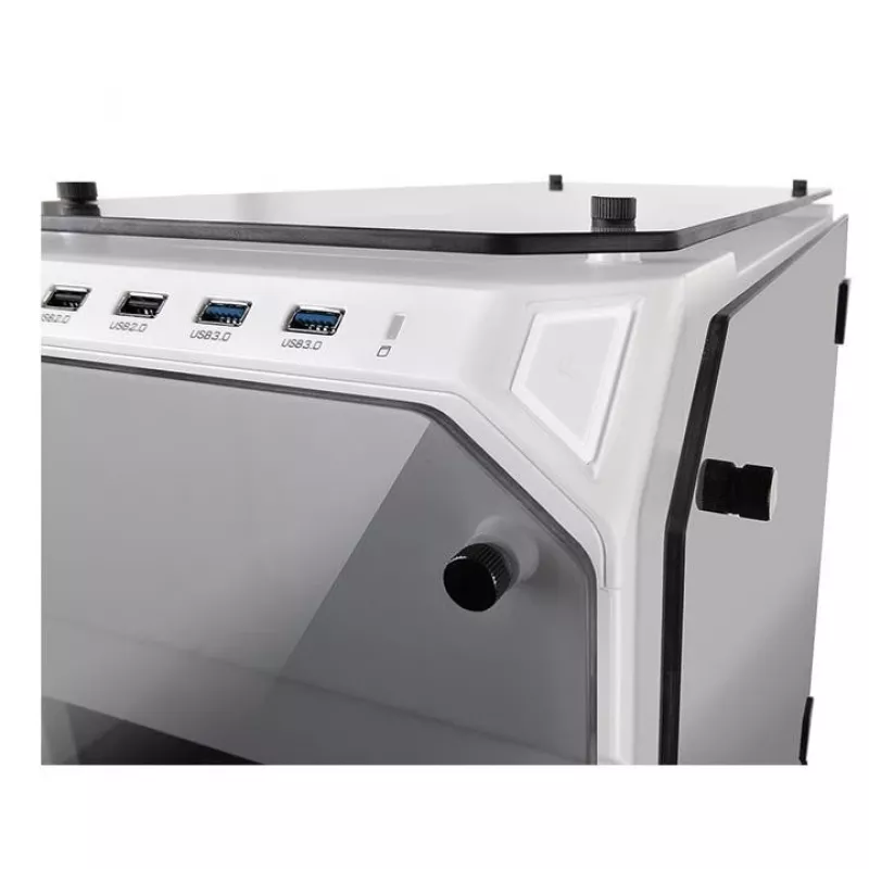 Case View 71 Riing Karastatud Klaasiga E-ATX Täistorn - Lumivalge