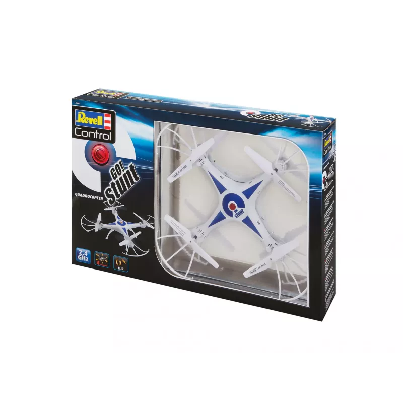 Revell GO STUNT 4 rotoriga kvadrokopter 380 mAh Sinine, Valge
