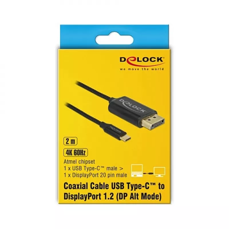 Video kaabli adapter DeLOCK 84904 USB USB-C HDMI-le 1m Must
