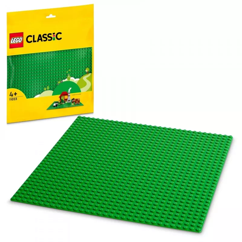 LEGO 11023 Classic Roheline Alusplaat Ruut 32x32 Nuppu Ehitusmuru Alus Ehitamiseks ja Väljapanekuks Komplekt