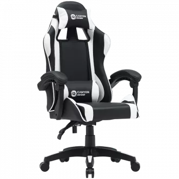 Mängutool CANYON Core SGCH2 — must/valge, ergonoomiline disain, reguleeritav kõrgus