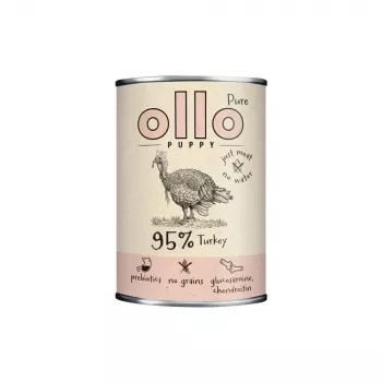 OLLO Puppy Pure kalkuniga märg koeratoit - 400 g