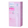 Sonic elektriline hambahari Philips 3100 series HX3671/11 surveanduriga, sisseehitatud Li‑Ion aku, 1 harjapea, valge/roosa
