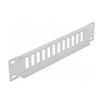Fiiberoptiline jaotuspaneel DeLOCK 10 tolli 12 pordi SC Dupleks LC Quad 1U hall