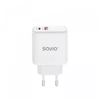 SAVIO LA-06 USB Type A & Type C Quick Charge Power Delivery 3.0 siseruumides