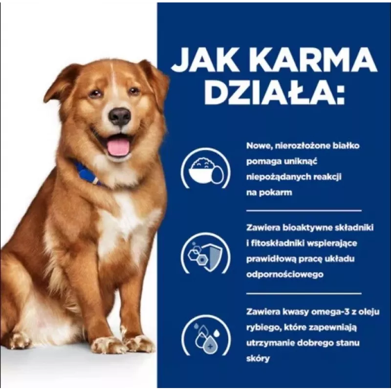 HILL'S Prescription Diet Derm Complete - kuiv koeratoit - 1,5kg