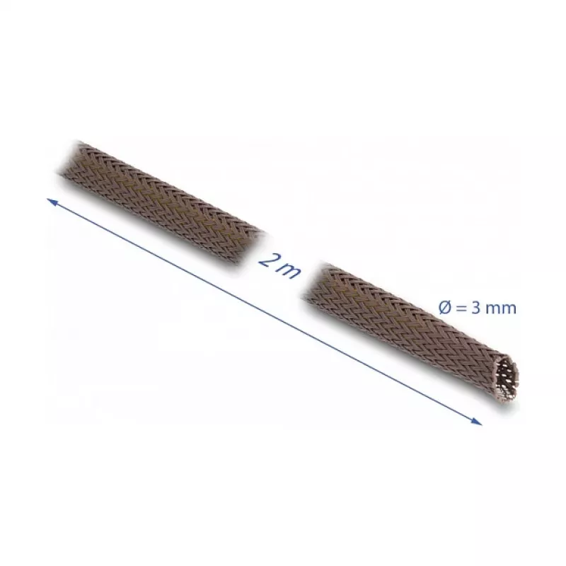 Kaablihülss DeLOCK 20896 pruun polüester 3mm