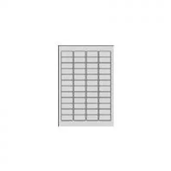 Avery Heavy Duty laseretikett - Polüesteretikett - Valge - 45,7 x 21,2 mm 960 etiketti (20 lehte x 48) (L4778-20)