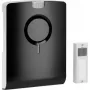 Grothe ECHO - must - valge - juhtmevaba - 868,35 MHz - 500 m - 86 dB - IP54 (43501)