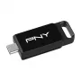 PNY Elite, 128 GB, USB USB-C, 3.2 Gen 1 (3.1 Gen 1), 120 MB/s, Dia, Must