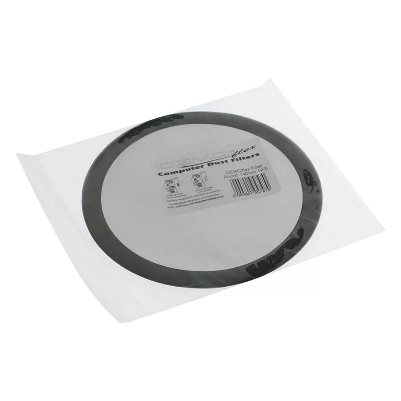 Tolmufilter DEMCiflex DF0017 arvutikorpustele, ümmargune 151 mm läbimõõt, must