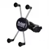 RAM Mounts X-Grip suure telefonihoidik mootorratta kahvli varre alusega