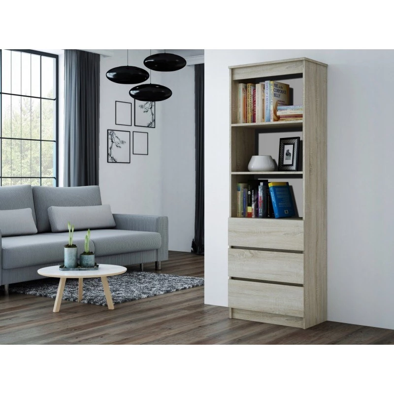 Topeshop RS-60 OLIMP SONOMA kontori raamaturiiul