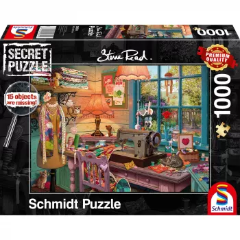 Steve Read: Secret Puzzles - In the Sewing Room (1000 tükki)