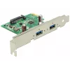 DELOCK 89391 sisemine liidesekaart, USB 3.2 Gen 1