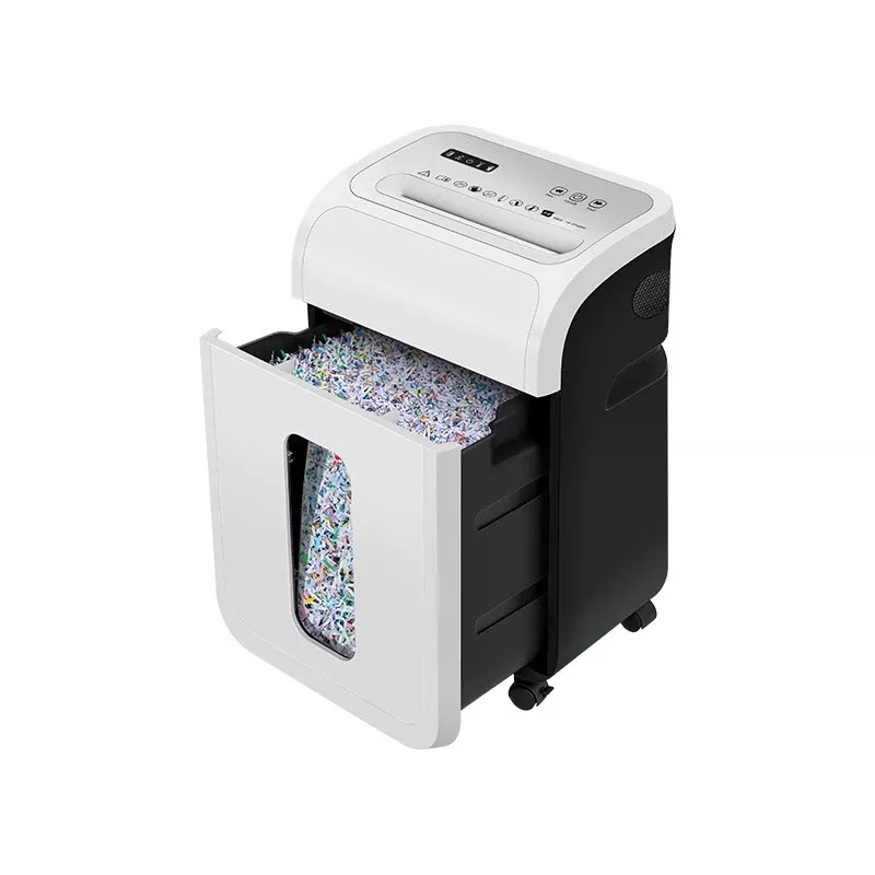 Kontori paberipurustaja TRACER TRANIS47633 valge — 4x12 mm ristlõige, 14-lehe mahutavus, 20 l korv
