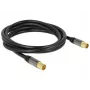 Koaksiaalkaabel RG-6/U DeLOCK 88923 2 m IEC Must