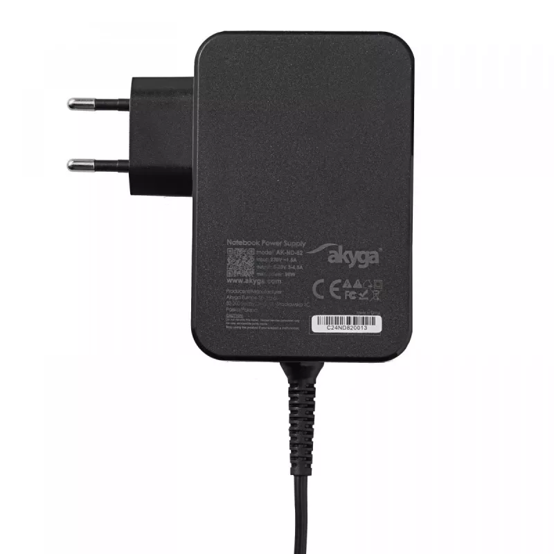 Akyga AK-TB-10 toiteadapter, inverter, siseruumidesse, 12 W, must