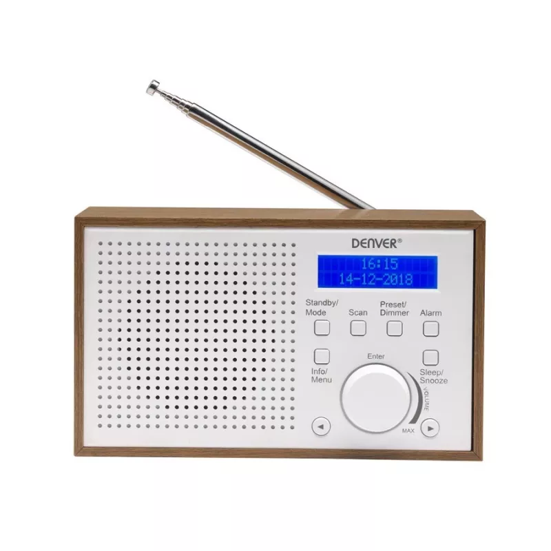 Raadio Denver DAB-46Valge Internet Analoog- ja Digitaalraadio