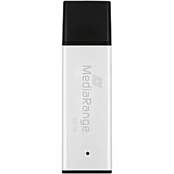 USB-mälupulk MediaRange MR1904 512 GB USB tüüp-A 3.2 Gen 1 (3.1 Gen 1) Must/Hõbedane