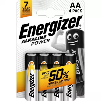 Alkaline AA ühekordne patarei Energizer Classic 1.5V LR6 — 4 tk, 50,5×14,5 mm, 23 g