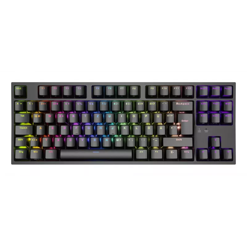 GENESIS Thor 404 TKL klaviatuur Mängimine USB QWERTZ Saksa Must