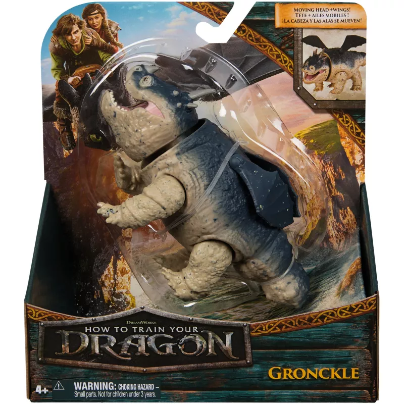 Figure Spinmaster Dragons Movie Basic — Gronckle kogumisfiguur
