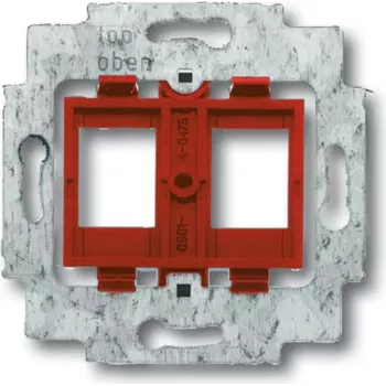 BUSCH JAEGER 1753-0-8055 - 2 x RJ-45 - Punane - Metall - Plastik