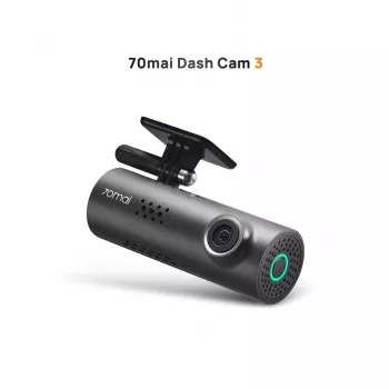 Dashcam 70mai M200 auto kaamera, 1080p Full HD 1920×1080, H.265, 60 fps, 300 mAh aku, Wi‑Fi, microSD kuni 128 GB, ava f/1.8, must