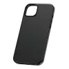 Telefoniümbris Baseus iPhone 15 Pro Max Fauxther Series Must — kaitsev kõva kest, kunstnahast viimistlus