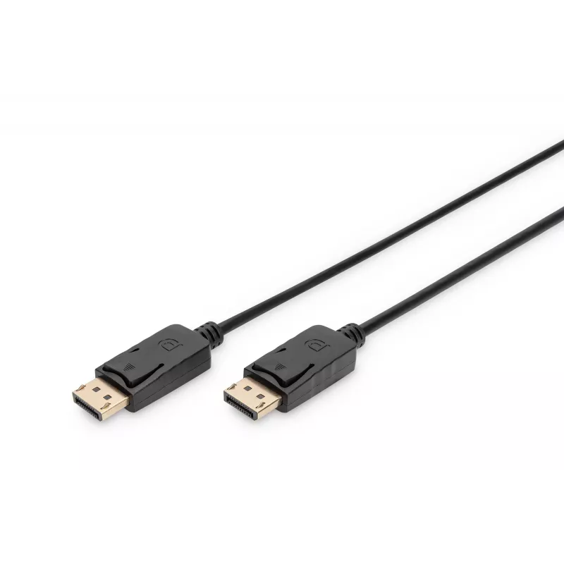 Ühenduskaabel DisplayPort klambritega 1080p 60Hz FHD tüüp DP / DP M / M must 3m