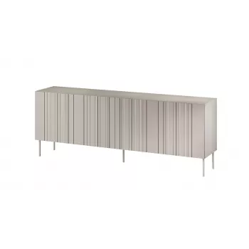 Kummut Cama Meble ISLA 2000x400x750 mm, cashmere matt, puitlaastplaadist karkass