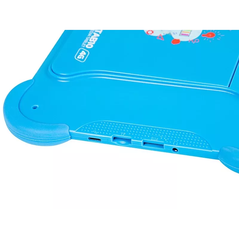 Tahvelarvuti BLOW KidsTAB10 10,1-tolline täissuuruses tahvelarvuti, 10,1-tolline IPS 1200x1920, Android 12, 4 GB muutmälu, 64 GB eMCP, 4G (MicroSIM), 6000 mAh, Astral Blue